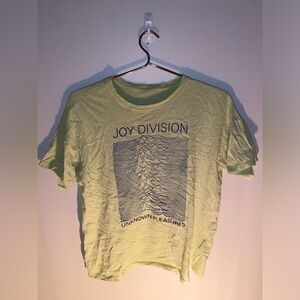 Joy Division “Unknown Pleasures” Men’s Green T-shirt